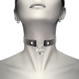 ogrlica fetish choker srce sa lokotom